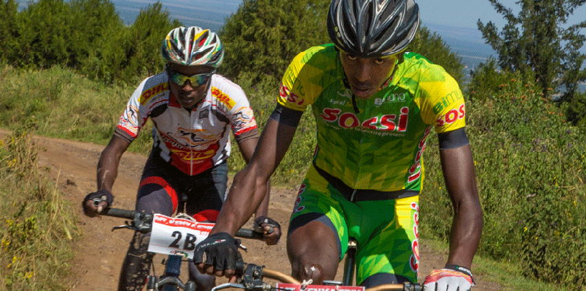Living his cycling dream: Kenneth Karaya